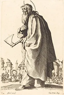 Jacques Callot Print of Saint Thaddeus