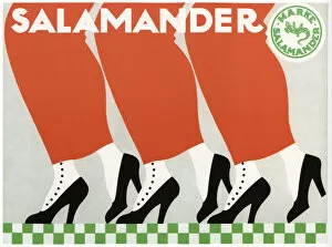 Good shoes will take you good places Collection: Salamander Shoes, 1912. Artist: Deutsch (Dryden), Ernst (1883-1938)