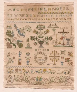 Sampler Print, 1750