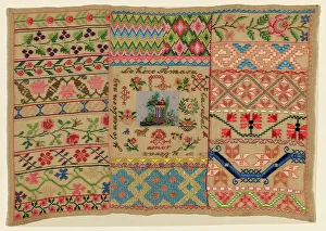Mexican Sampler Print, 1849