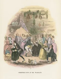 Scene from The Posthumous Papers of the Pickwick Club by Charles Dickens, 1836-1837. Artist: Hablot Knight Browne Scene from The Posthumous Papers of the Pickwick Club by Charles Dickens, 1836-1837. Artist: Hablot Knight Browne