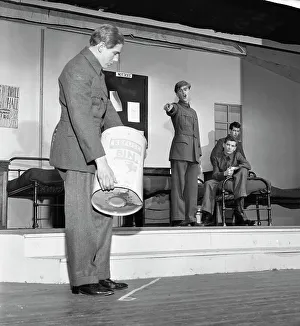 A scene from the Terence Rattigan play, Ross, Worksop College, Nottinghamshire, 1963 A scene from the Terence Rattigan play, Ross, Worksop College, Nottinghamshire, 1963