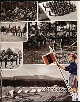 Scenes of childrens camps organized by the Spanish Falange Scenes of childrens camps organized by the Spanish Falange