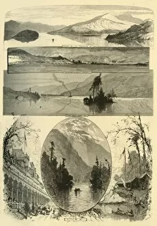 Adirondack Mountains Collection: Scenes on Lake George, 1874. Creator: William James Palmer