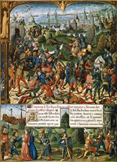 Scenes from the Seventh Crusade, 1248-1254 (15th century) Scenes from the Seventh Crusade, 1248-1254 (15th century)
