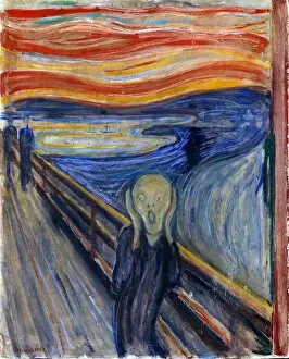 Images Dated 26th April 2019: The Scream. Artist: Munch, Edvard (1863-1944)