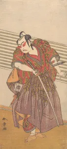 The Second Ichikawa Yaozo as a Samurai, 1773 Print