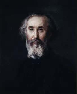 Self Portrait of the artist Emmanuel Lansyer, 19th century. Artist: Emmanuel Lansyer Self Portrait of the artist Emmanuel Lansyer, 19th century. Artist: Emmanuel Lansyer