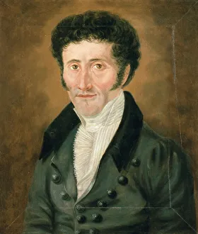 Staatliche Museen Berlin Images Prints: Self-Portrait. Creator: Hoffmann, Ernst Theodor Amadeus (1776-1822)