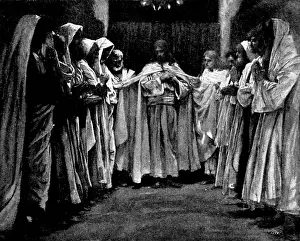 Jesus Christ Paintings Prints: The Last Sermon, 1898. Creator: Unknown
