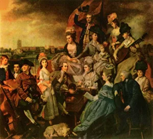 The Sharp Family, 1779-1781, (1942). Creator: Johan Zoffany The Sharp Family, 1779-1781, (1942). Creator: Johan Zoffany