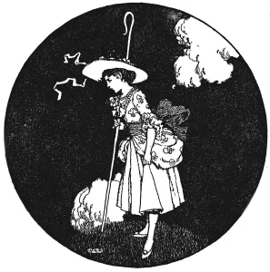 Hans Christian Andersen Art Prints: The Shepherdess and the Chmney-Sweeper, c1930. Artist: W Heath Robinson