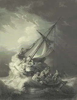 British Art Heritage Images Prints: Shipwreck, 1845. Creator: Unknown