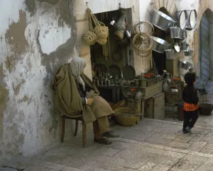 Souk Shop Print in Sousse, Tunisia