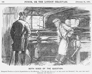 Charles Samuel Keene Art Prints: Both Sides of the Question, 1871
