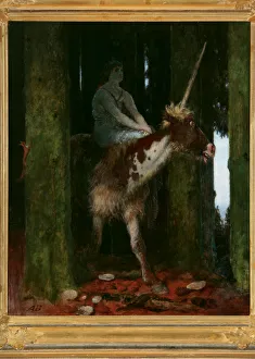Arnold Bocklin Art Prints: Silence of the forest
