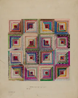 Silk Patchwork Print, c. 1936