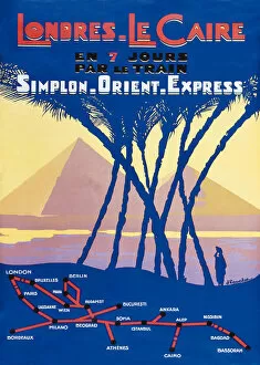 Locomotive Collection: Simplon-Orient-Express, Londres-le Caire, c. 1930