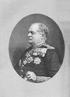 Victorian Era Men Prints: Sir Herbert Macpherson, c1882