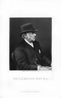 Sir John Everett Millais, Pre-Raphaelite painter, (1899).Artist: E Stodart Sir John Everett Millais, Pre-Raphaelite painter, (1899).Artist: E Stodart