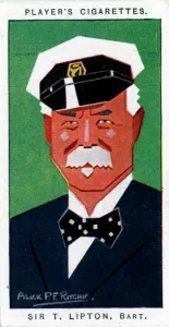 Sir Thomas Johnstone Lipton, 1st Baronet, British grocer and yachtsman, 1926. Artist: Alick P F Ritchie Sir Thomas Johnstone Lipton, 1st Baronet, British grocer and yachtsman, 1926. Artist: Alick P F Ritchie
