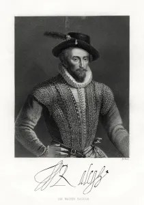 Sir Walter Raleigh, 19th century. Artist: W Holl Sir Walter Raleigh, 19th century. Artist: W Holl