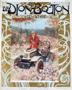 The Skid, illustration from the magazine Le De Dion-Bouton, 1909 The Skid, illustration from the magazine Le De Dion-Bouton, 1909