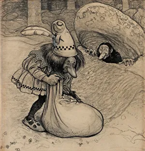 Norse Mythology Images Prints: Skinnpasen, c. 1908