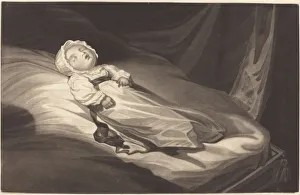 Memento Mori Concept Prints: Sleeping Infant. Creator: Unknown