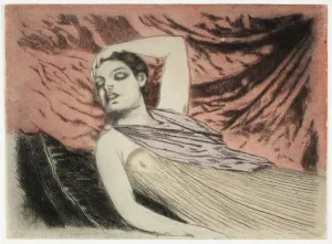 The Sleeping Model Print, 1890-97