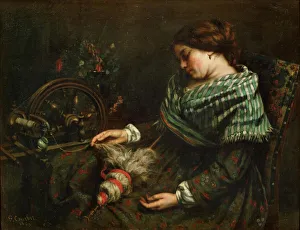 The Sleeping Spinner (La fileuse endormie), 1853 The Sleeping Spinner (La fileuse endormie), 1853