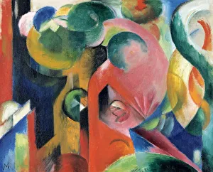 Abstract Art Germany Prints: Small Composition III, 1913