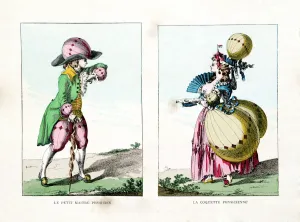Women In Science History Prints: The Small Physicist and The Vain Physicist, 1887. Artist: Gaston Tissandier