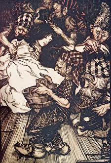 Children's Book Art 1909 Prints: Snowdrop, 1909