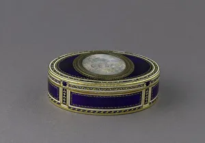 18th Century Snuff Box Print, c1780