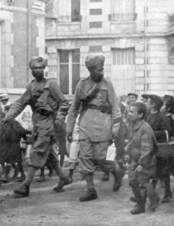Soldiers from the British Indian Army, France, c1915 Soldiers from the British Indian Army, France, c1915