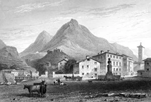 Images Dated 16th February 2008: Sondrio, Lombardy, Italy, 1828. Artist: W Wallis