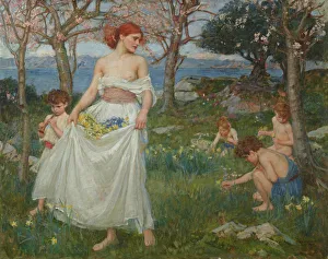 Pre Raphaelite Brotherhood Artwork Prints: Song of Spring