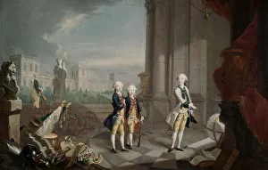 The Sons of Frederick II of Hesse-Kassel Landgrave, (1770-1829?). Artist: Johann Heinrich Wilhelm Tischbein The Sons of Frederick II of Hesse-Kassel Landgrave, (1770-1829?). Artist: Johann Heinrich Wilhelm Tischbein