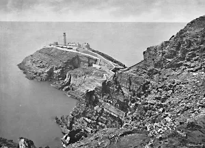 Cassell Company Prints: South Stack Lighthouse, Holyhead, c1896. Artist: Catherall & Pritchard