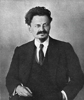 Leon Trotsky Portrait Prints: In Soviet Russia; One of the men of the hour: Trotsky