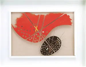 American Modern Art Prints: Space Modulator, Red over Black, 1946. Creator: Laszlo Moholy-Nagy