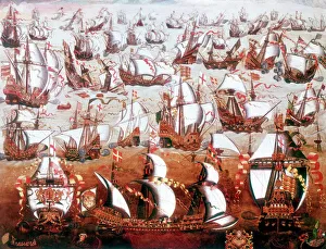 The Spanish Armada which threatened England in July 1588 The Spanish Armada which threatened England in July 1588