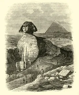 The Great Sphinx Of Giza Prints: The Sphinx, 1890. Creator: Unknown