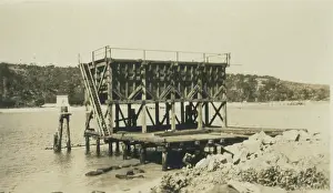 Black And White Beach Scenes Prints: The Spit Hoppers. Creator: Unknown