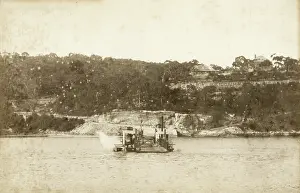 Black And White Australia Photos Prints: The Spit punt, c1910. Creator: Unknown