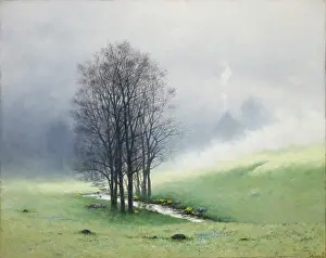 Carpathian Mountains Landscape Prints: Spring Mist, 1893. Creator: Stanislaw Witkiewicz