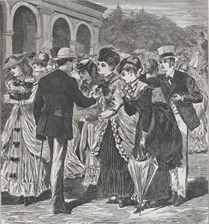 At the Spring: Saratoga, August 28, 1869 Print