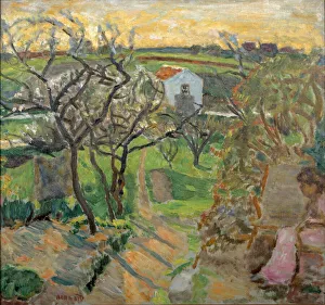 Pierre Bonnard Artwork Prints: Spring sunset, 1909. Creator: Bonnard, Pierre (1867-1947)