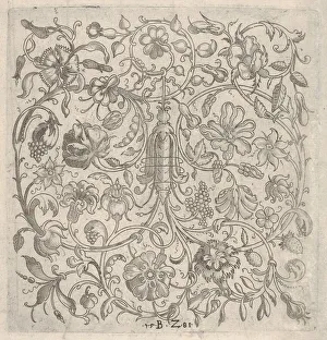 Bernhard Zan's 1581 Square Panel Print